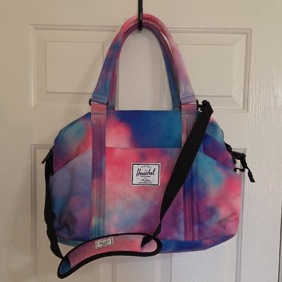 Herschel Supply Company Handbags - Herschel Supply Company Tie-Dye Pink & Blue Travel Duffel